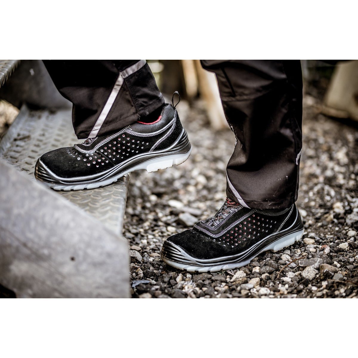 Pantofi de siguranță NITRAS EASY STEP P, S1P, negri