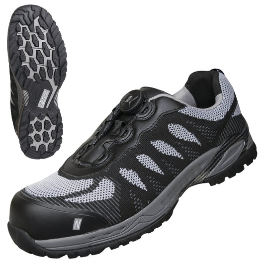 NITRAS PRO STEP FIT, încălțăminte de siguranță, negru/gri