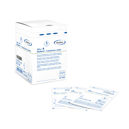 Mănuși sterile, de unică folosință, cu copolimer MaiMed
