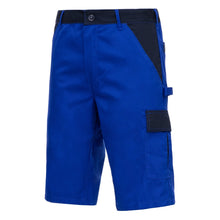 NITRAS MOTION TEX LIGHT, pantaloni de lucru, scurti, albastru regal / bleumarin