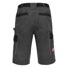 NITRAS MOTION TEX LIGHT, pantaloni de lucru, scurti, gri/negri
