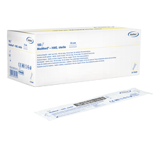 MaiMed - Depresor bucal din lemn steril HMS, lungime 15cm, 100x1 buc. ambalat steril | Cutie (100 bucati)