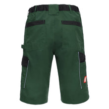 NITRAS MOTION TEX LIGHT, pantaloni de lucru, scurti, verde/negru