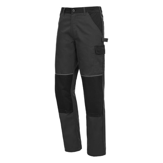 NITRAS MOTION TEX LIGHT, pantaloni de lucru, lungi, gri/negri