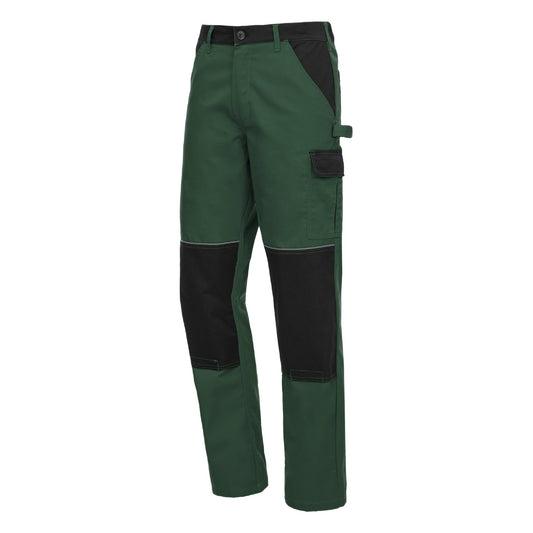 NITRAS MOTION TEX LIGHT, pantaloni de lucru, lungi, verde/negru