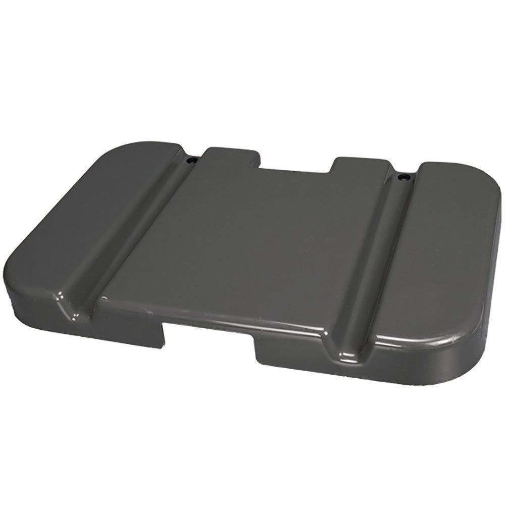 Capacul pentru deșeuri - 110-150L de la Diversey Deutschland GmbH & Co. OHG este un capac din plastic dreptunghiular, de culoare gri închis, cu o crestătură și linii încastrate, potrivit pentru saci de gunoi de 110-150L. Ambalaj: 1 bucată.