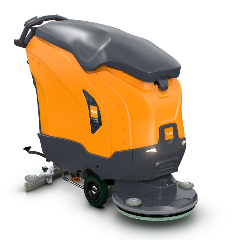 TASKI ULTIMAXX 2900 SD50 Performance de la Diversey Deutschland GmbH & Co. OHG este o mașină de spălat-aspirat din generația următoare cu tracțiune pe roți, rezervor de 63L, disc unic de 50cm - perfectă pentru curățarea suprafețelor mari de podea.