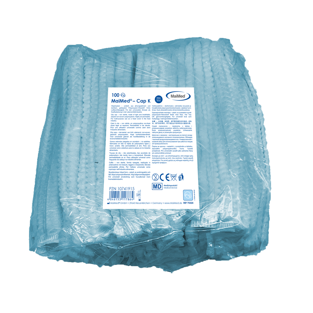 MaiMed-Cap K, capac clip din PP, 100 buc/punga