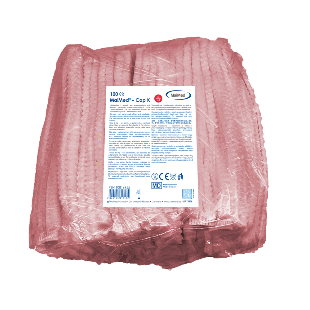 MaiMed-Cap K, capac clip din PP, 100 buc/punga