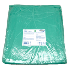 MaiMed-Coat Protect, halat de protectie din fleece, verde nesteril, mansete elastice, lungime 120cm, 10 bucati | Pachet (10 bucăți)