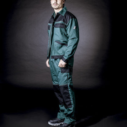 NITRAS MOTION TEX LIGHT, pantaloni de lucru, lungi, verde/negru