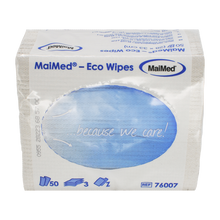 MaiMed- Eco Wipes - cârpă pentru ștergere și îngrijire, țesut reciclat 28x33cm, alb natural, 3 straturi, 50 buc/pachet | Pachet (50 bucăți)