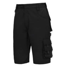 NITRAS MOTION TEX PLUS, pantaloni de lucru, scurti, negri