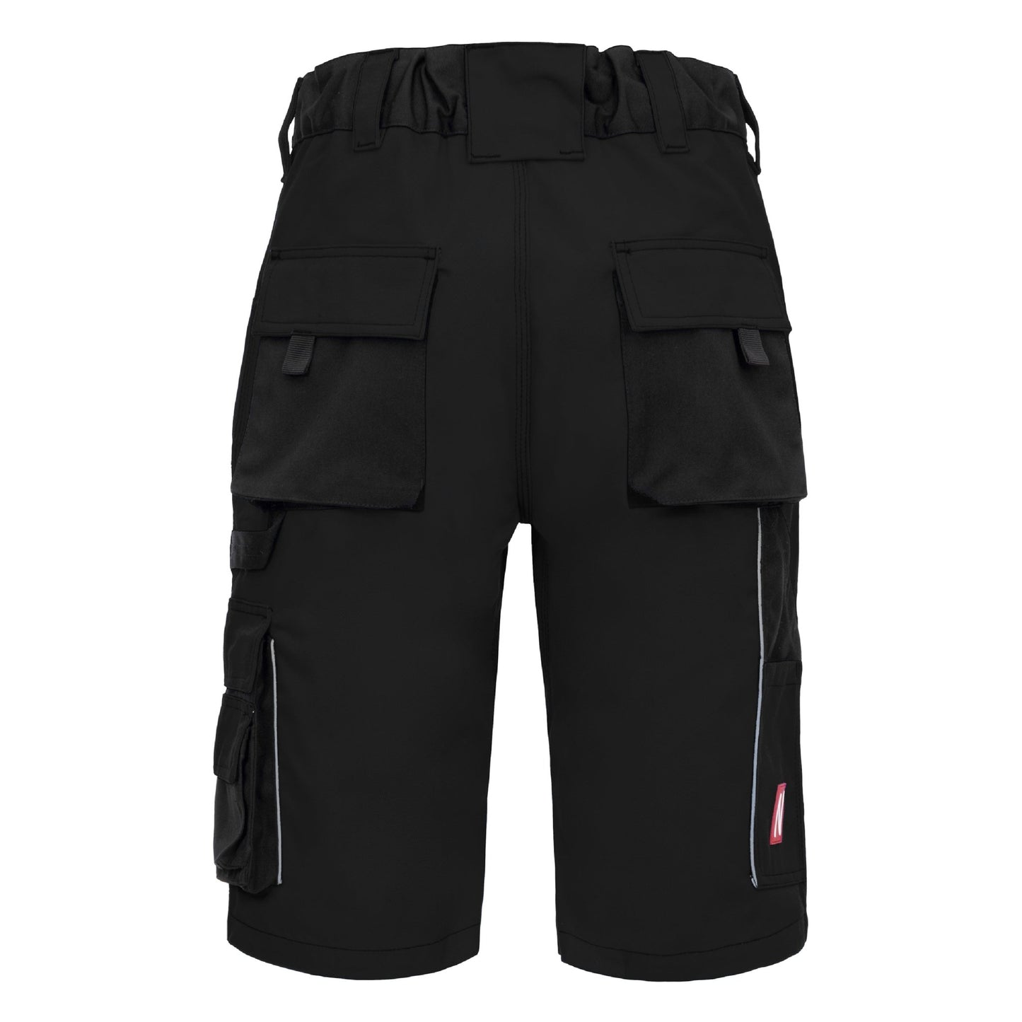 NITRAS MOTION TEX PLUS, pantaloni de lucru, scurti, negri