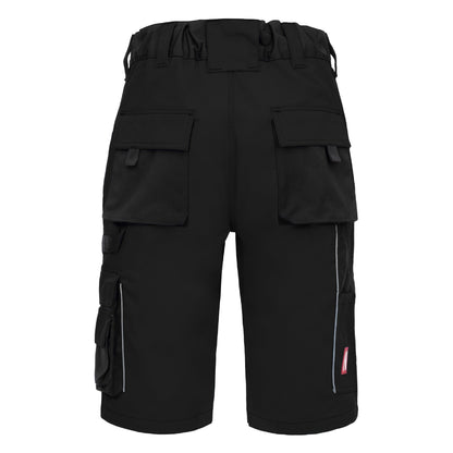 NITRAS MOTION TEX PLUS, pantaloni de lucru, scurti, negri