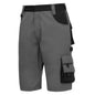 NITRAS MOTION TEX PLUS, pantaloni de lucru, scurti, gri/negri