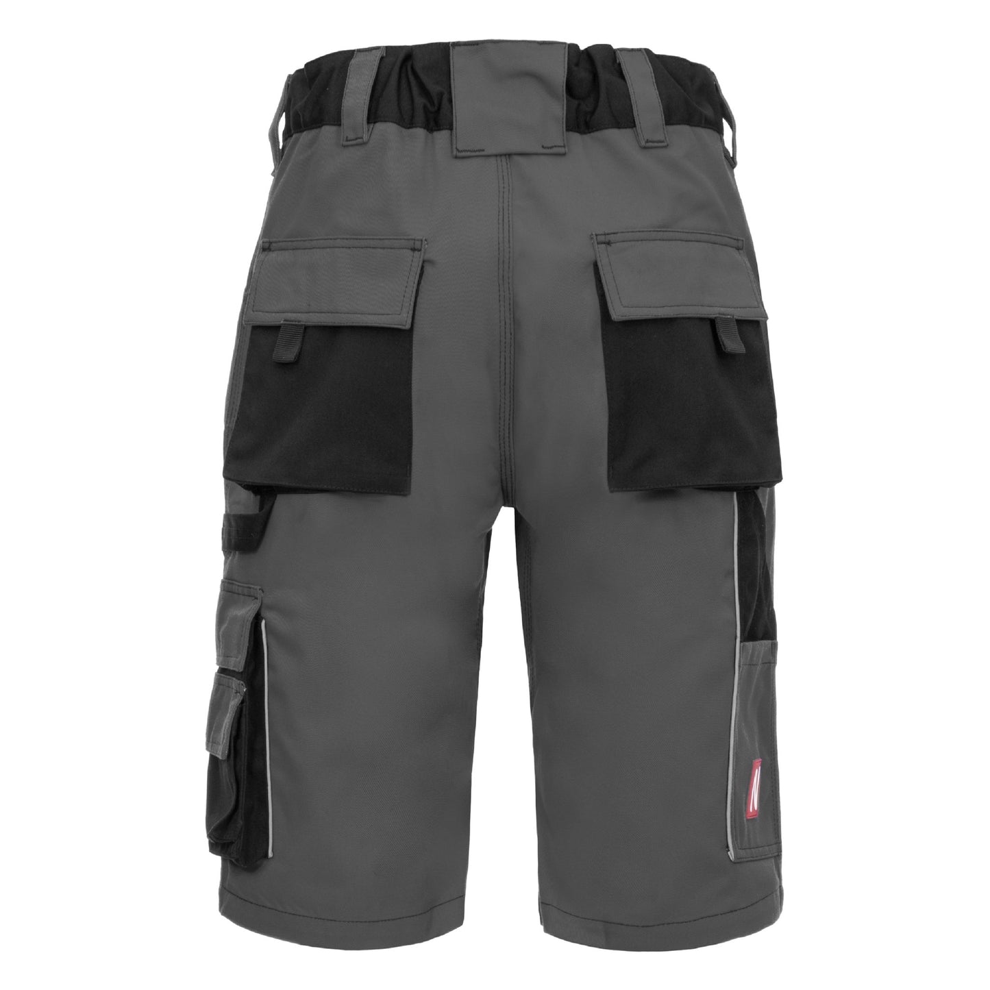 NITRAS MOTION TEX PLUS, pantaloni de lucru, scurti, gri/negri