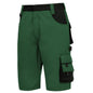NITRAS MOTION TEX PLUS, pantaloni de lucru, scurti, verde/negru
