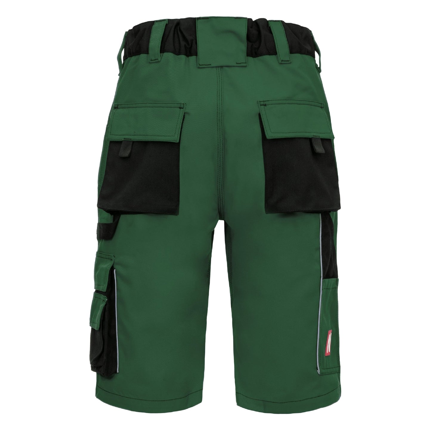 NITRAS MOTION TEX PLUS, pantaloni de lucru, scurti, verde/negru