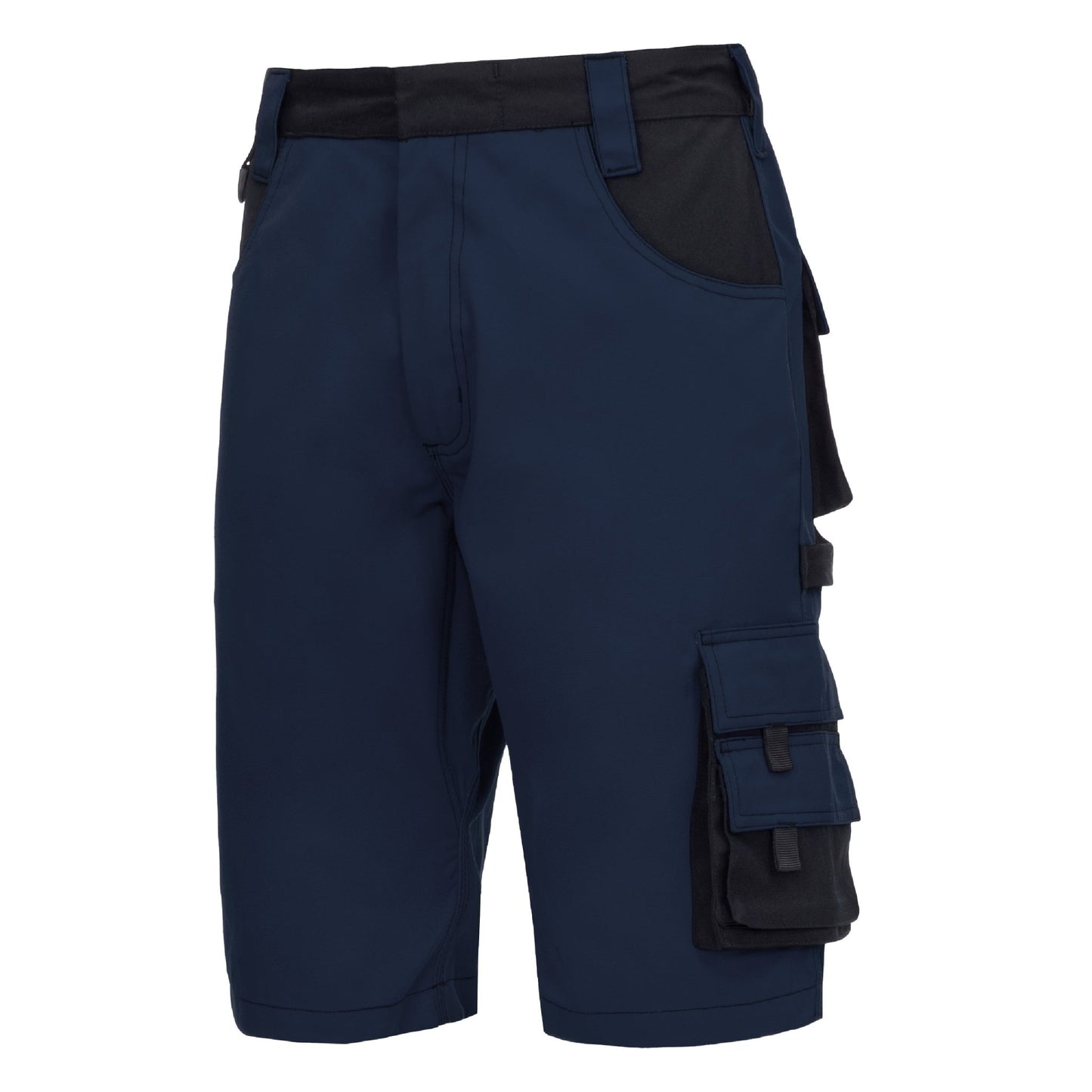 NITRAS MOTION TEX PLUS, pantaloni de lucru, scurti, bleumarin/negru