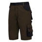 NITRAS MOTION TEX PLUS, pantaloni de lucru, scurti, maro/negri