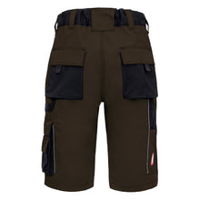 NITRAS MOTION TEX PLUS, pantaloni de lucru, scurti, maro/negri