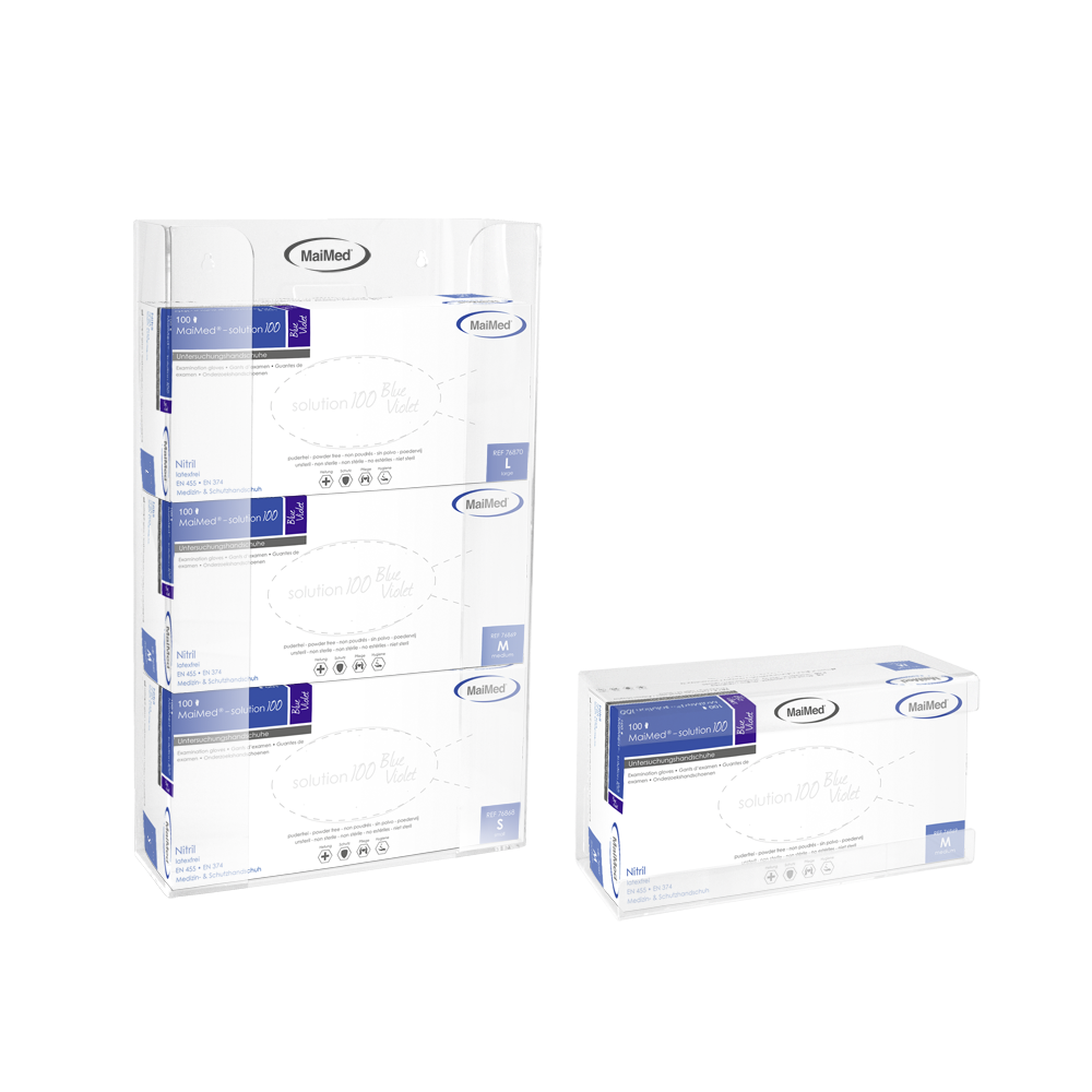 Suport de perete MaiMed pentru torpedo cu arc din acril - dimensiuni: 246x106x135mm - pachet 1 | Pachet (1 bucata)