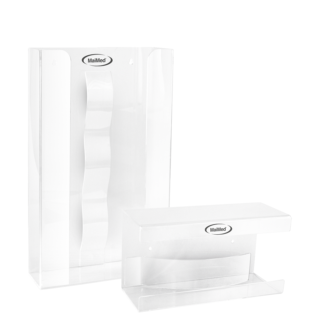 Suport de perete MaiMed pentru torpedo cu arc din acril - dimensiuni: 246x106x135mm - pachet 1 | Pachet (1 bucata)