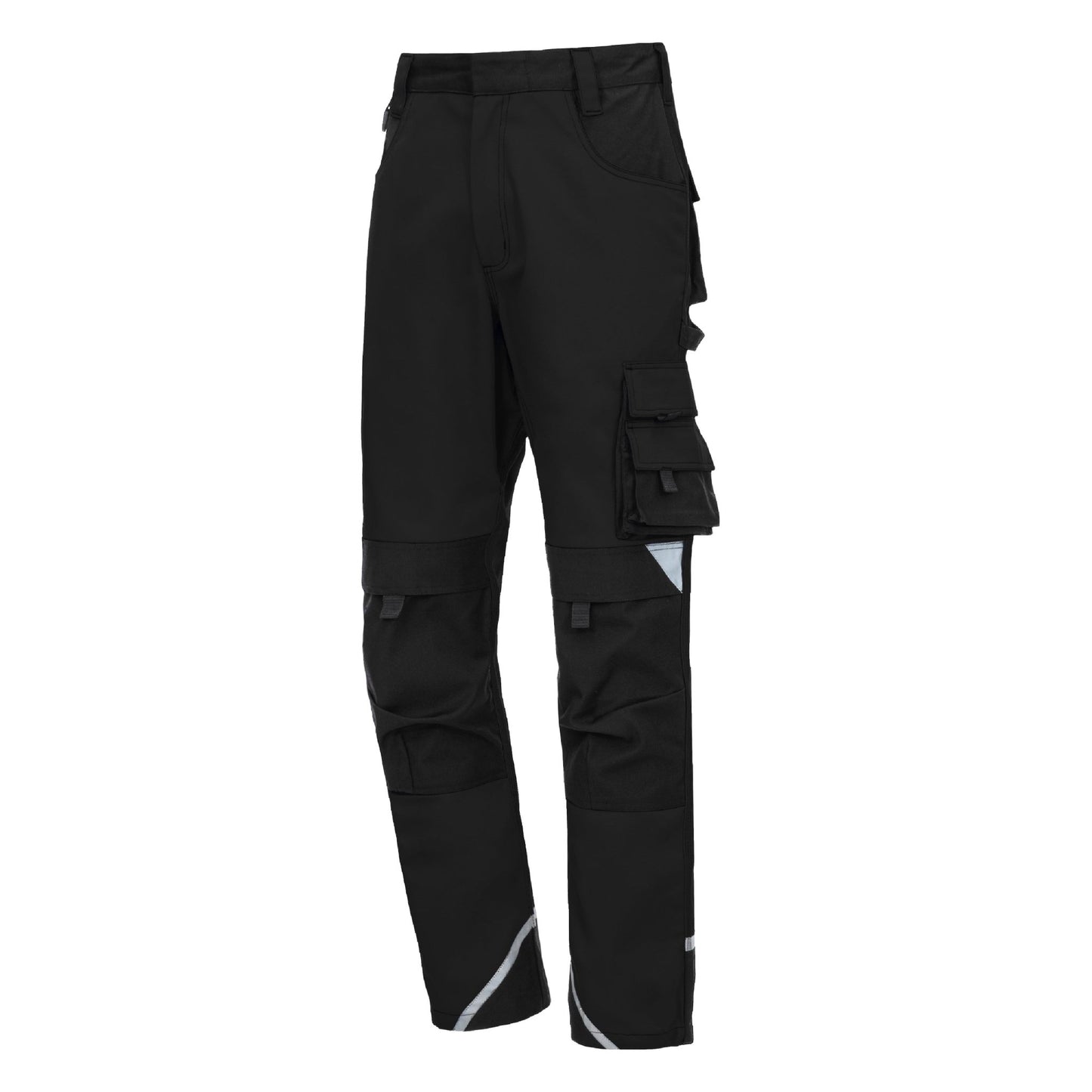 NITRAS MOTION TEX PLUS, pantaloni de lucru, lungi, negri