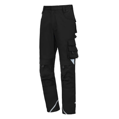 NITRAS MOTION TEX PLUS, pantaloni de lucru, lungi, negri