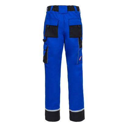 NITRAS MOTION TEX PLUS, pantaloni de lucru, lungi, albastru regal/negru