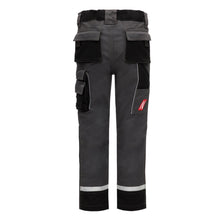 NITRAS MOTION TEX KIDS, pantaloni de lucru, lungi, gri/negri