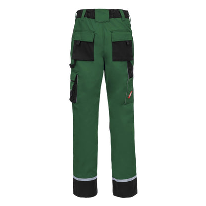 NITRAS MOTION TEX PLUS, pantaloni de lucru, lungi, verde/negru