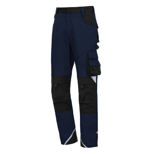 NITRAS MOTION TEX PLUS, pantaloni de lucru, lungi, bleumarin/negru