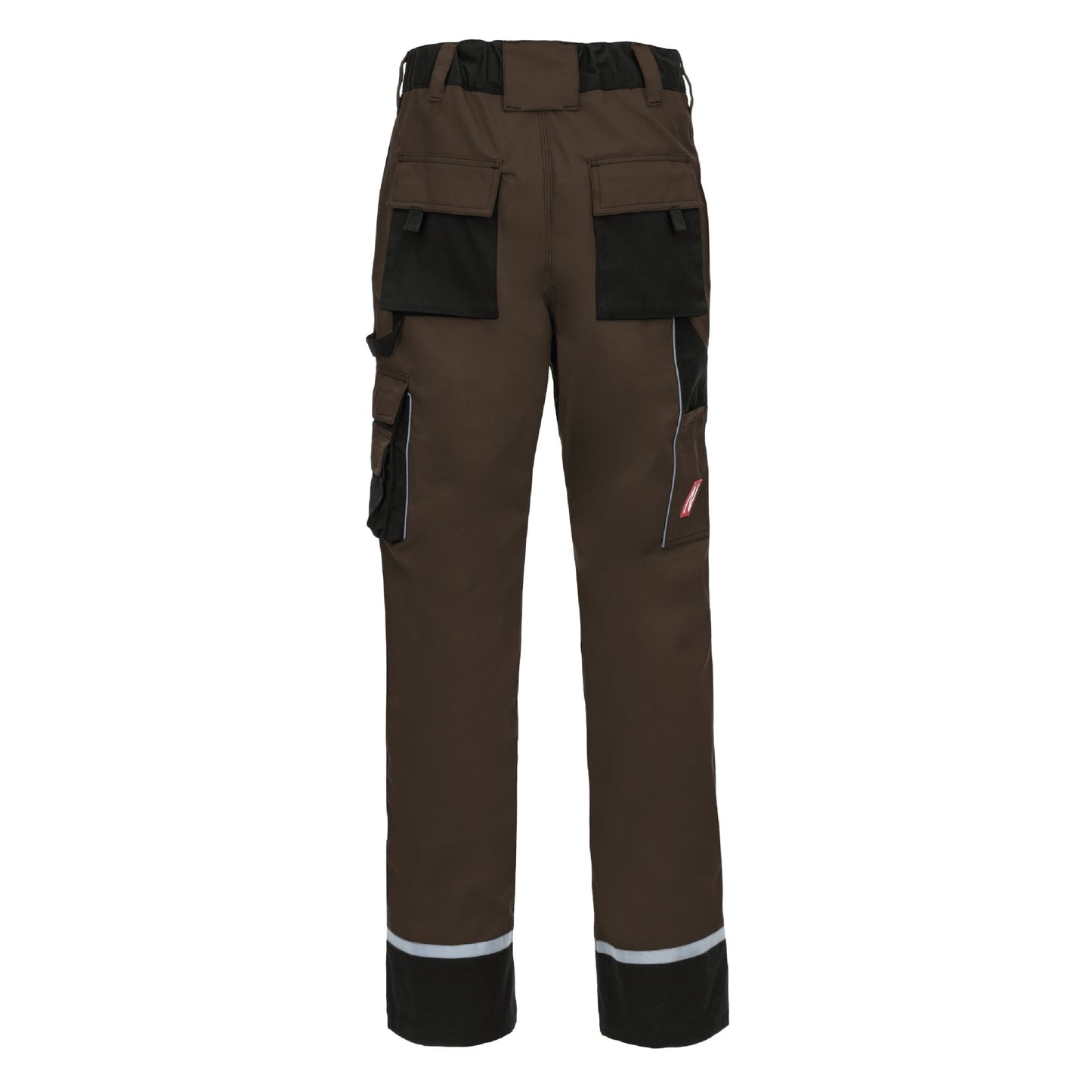 NITRAS MOTION TEX PLUS, pantaloni de lucru, lungi, maro/negri