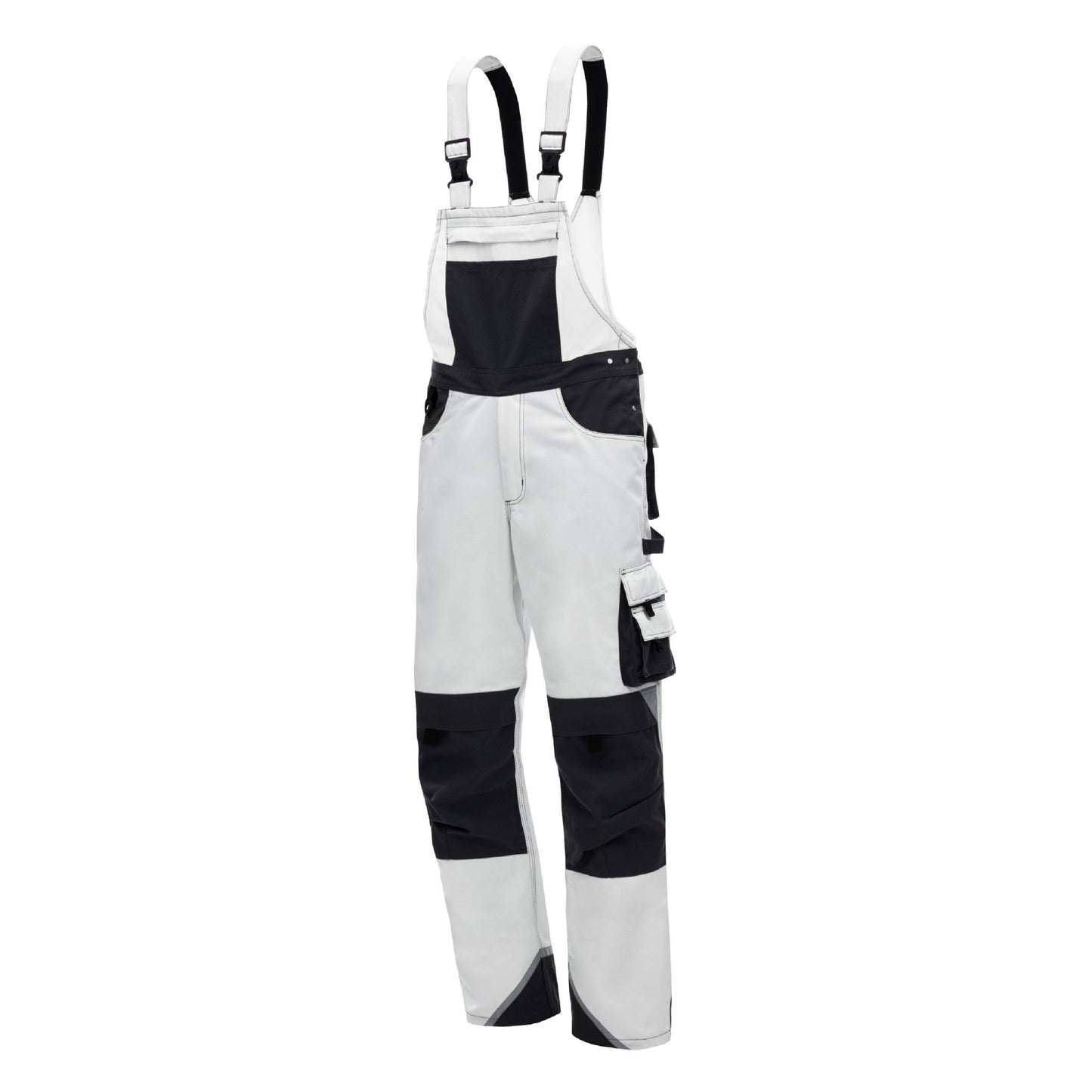 NITRAS MOTION TEX PLUS, salopete, alb/gri