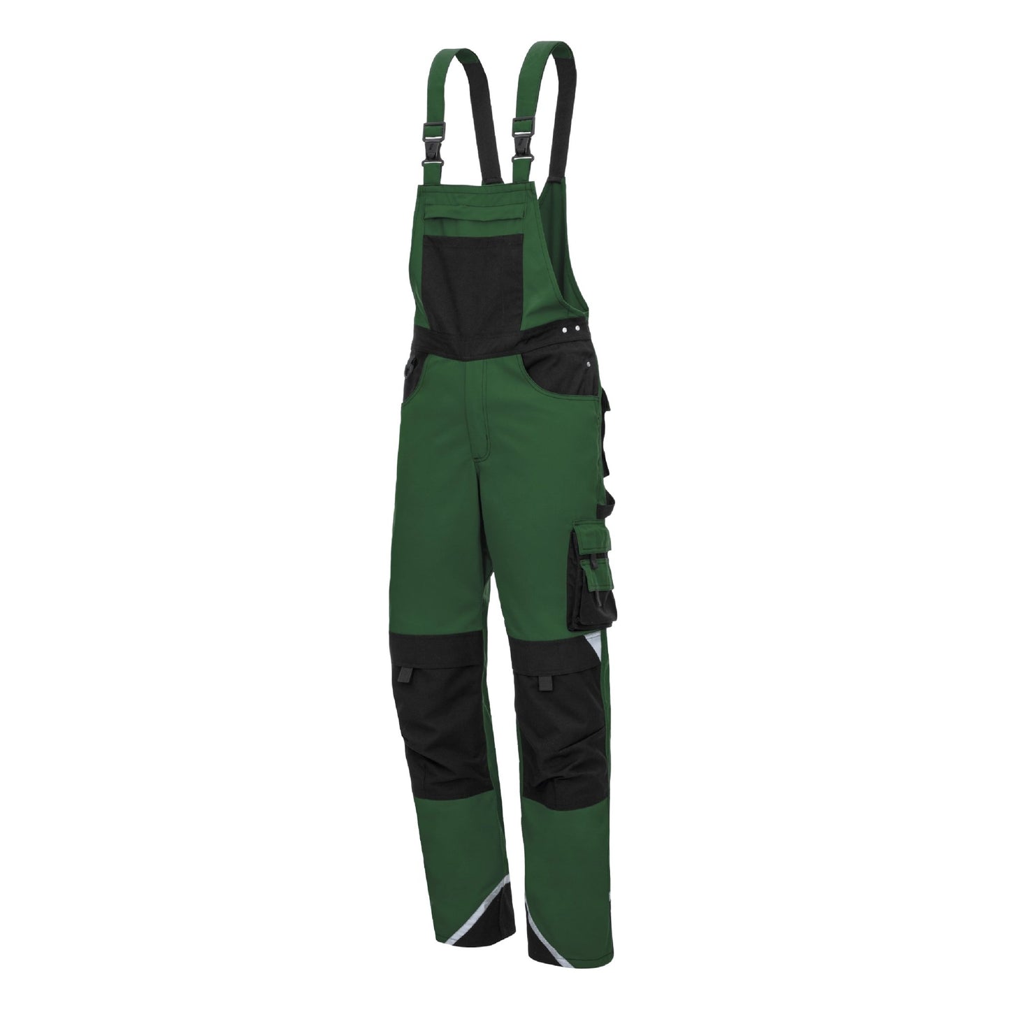 NITRAS MOTION TEX PLUS, salopete, verde/negru