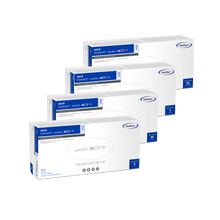 Mănuși de nitril albe MaiMed-solution next, nesterile, fără latex, 200 bucăți/cutie