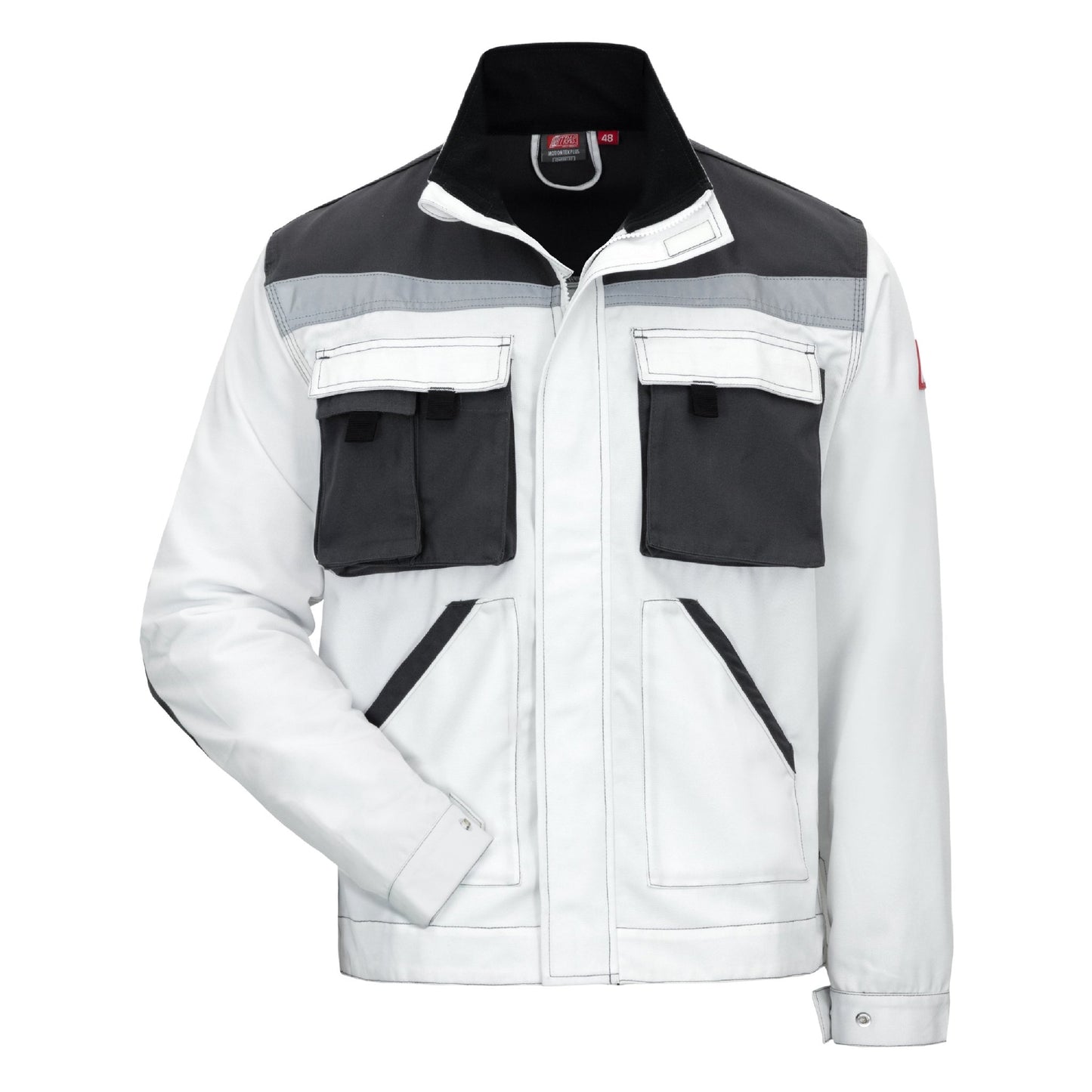 NITRAS MOTION TEX PLUS, geacă de lucru, alb/gri