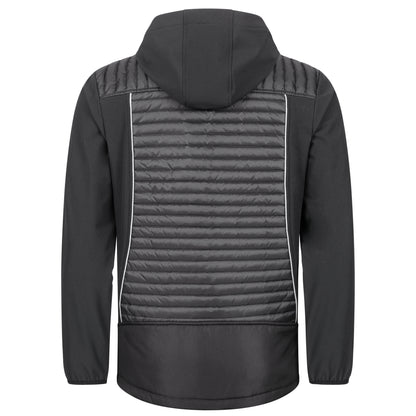 NITRAS MOTION TEX PLUS, jachetă softshell matlasată, neagră