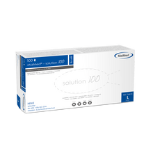 MaiMed-solution 100 mănuși fără latex, violet albastru, nesterile fără pudră, 100 bucăți/cutie