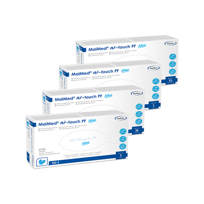 Mănuși nitril de unică folosință MaiMed ni-touch 100 bucăți/cutie
