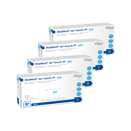 Mănuși nitril de unică folosință MaiMed ni-touch 100 bucăți/cutie