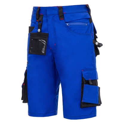 NITRAS MOTION TEX PRO FX, pantaloni de lucru, scurti, albastru regal/negru