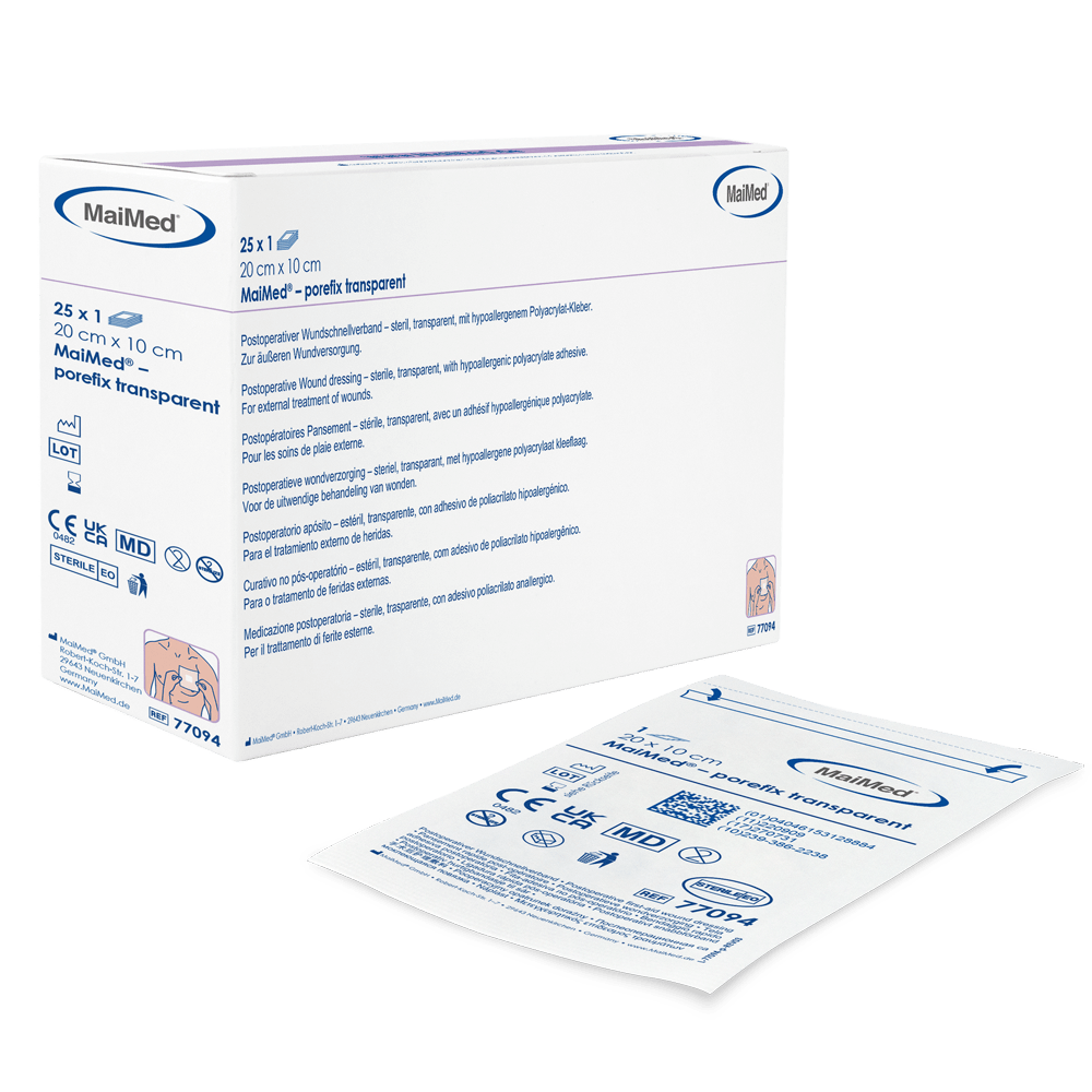 Pansament rapid steril MaiMed-porefix transparent