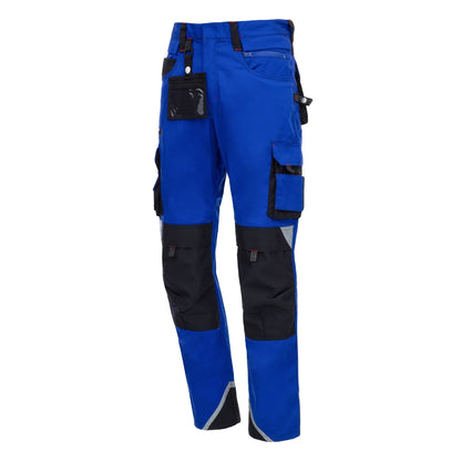 NITRAS MOTION TEX PRO FX, pantaloni de lucru, lungi, albastru regal/negru