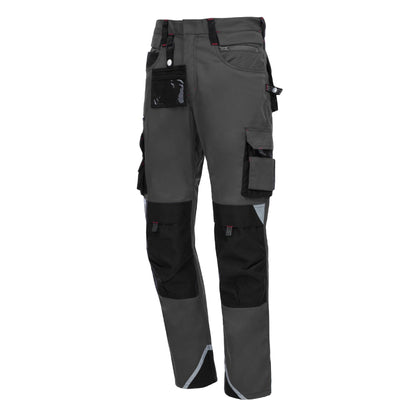 NITRAS MOTION TEX PRO FX, pantaloni de lucru, lungi, gri/negri