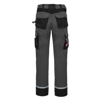 NITRAS MOTION TEX PRO FX, pantaloni de lucru, lungi, gri/negri