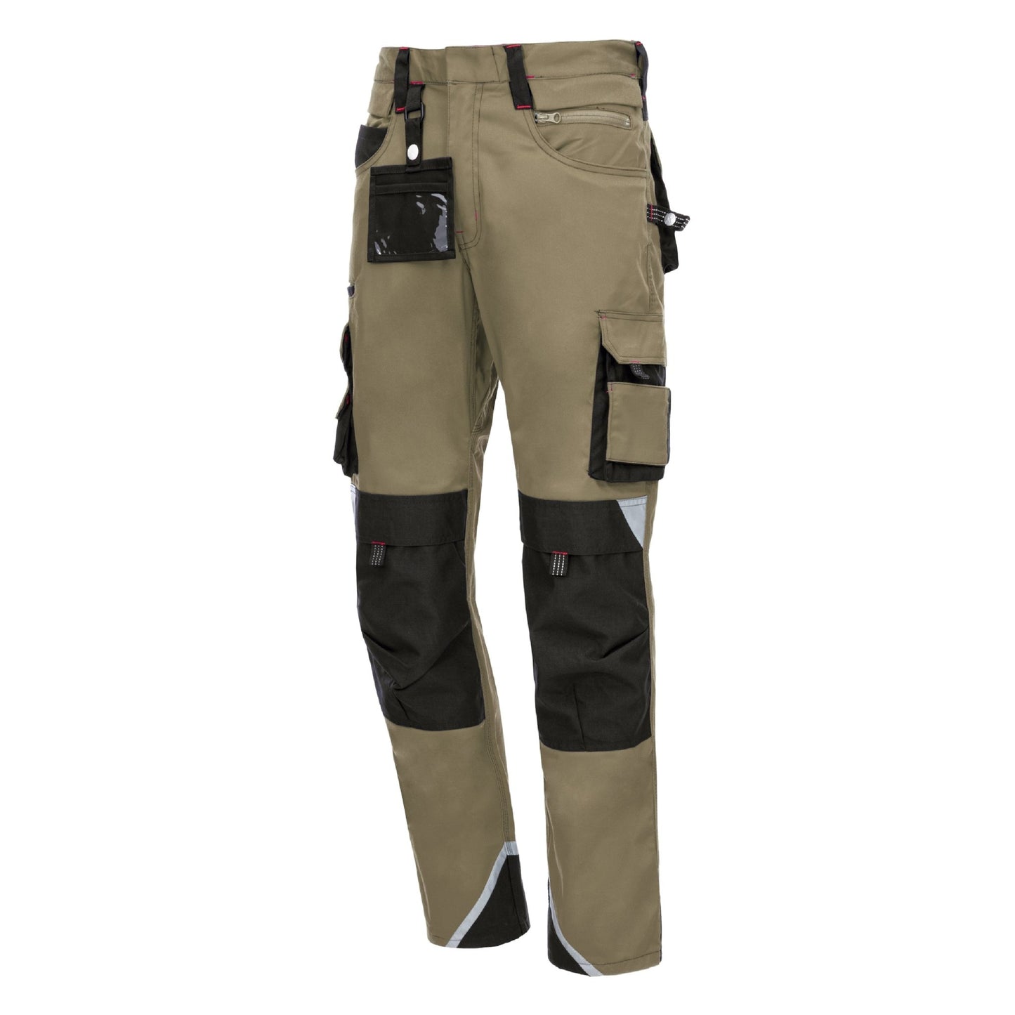 NITRAS MOTION TEX PRO FX, pantaloni de lucru, lungi, kaki/negri