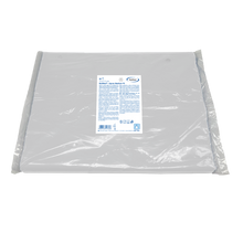 MaiMed-Apron Medium PE, șorț din PE 75x115cm alb, 50 buc/pachet, blocat, suprafață netedă | Pachet (50 bucăți)